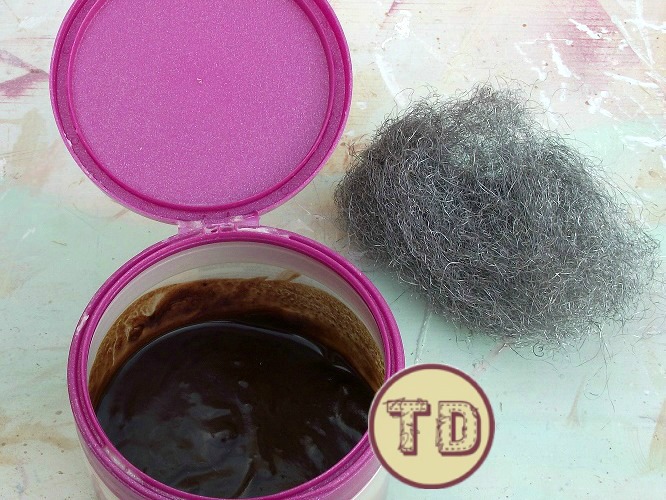 Caja de fresas decorada