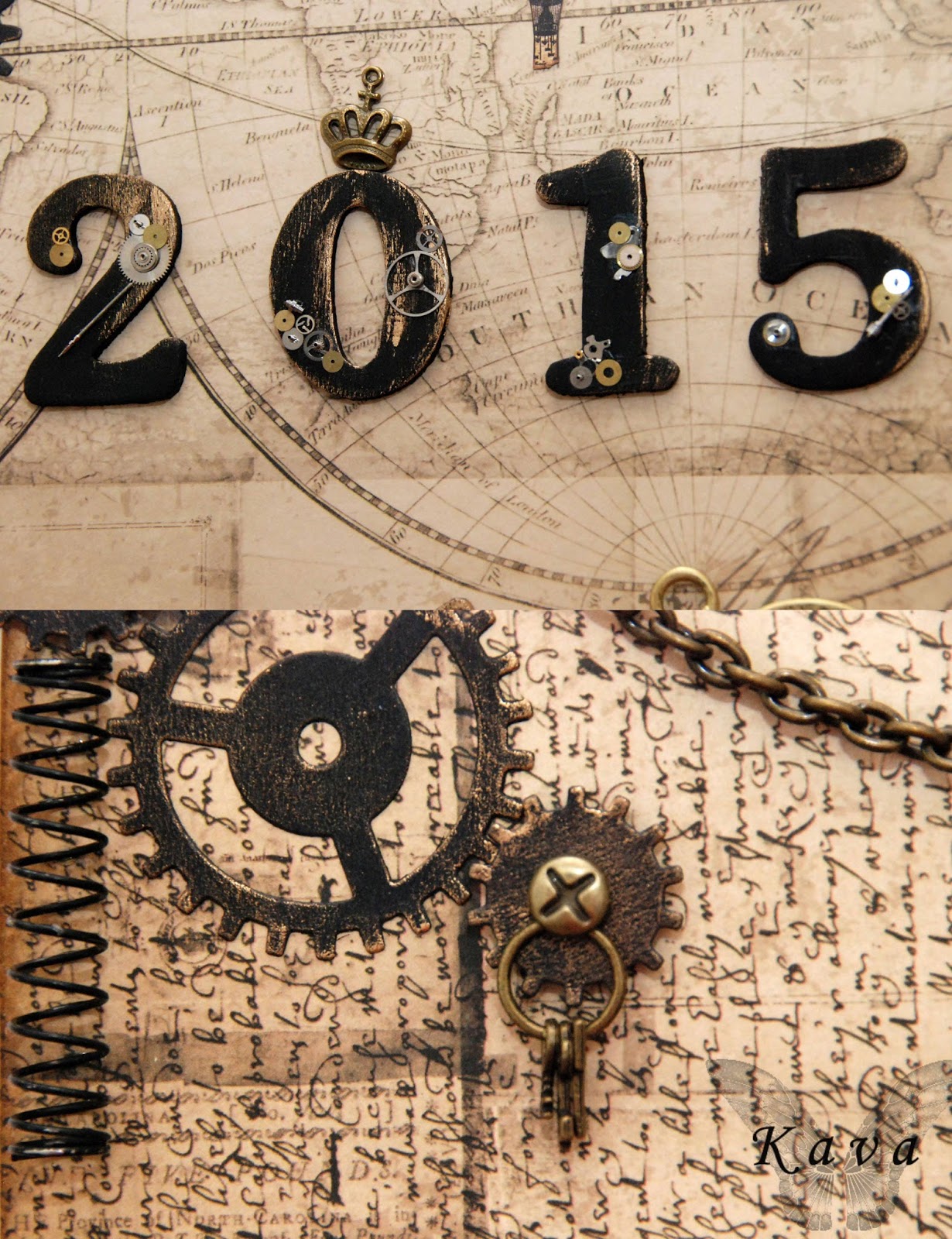 KAVA Craft Steampunk Wall Calendar