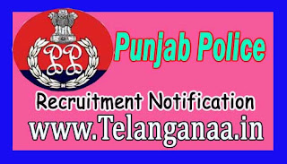 Punjab Police Recruitment Notification 2017 Punjab Police Recruitment Notification 2017
