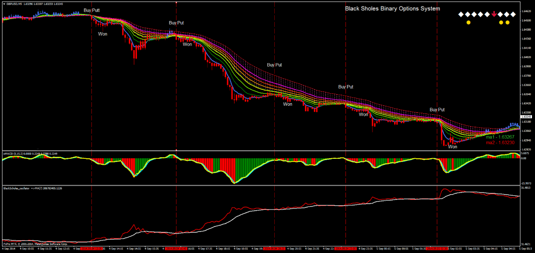 Binary option pricing black scholes