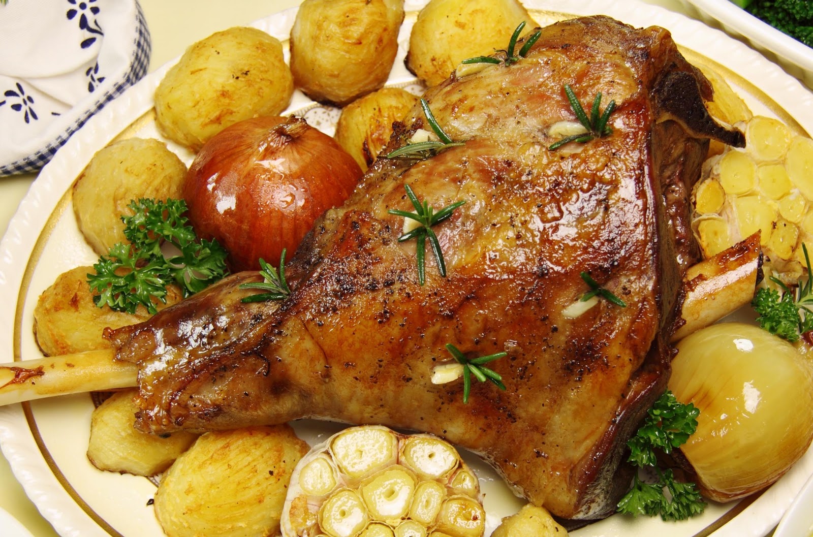 Herb Roasted Leg of Lamb
