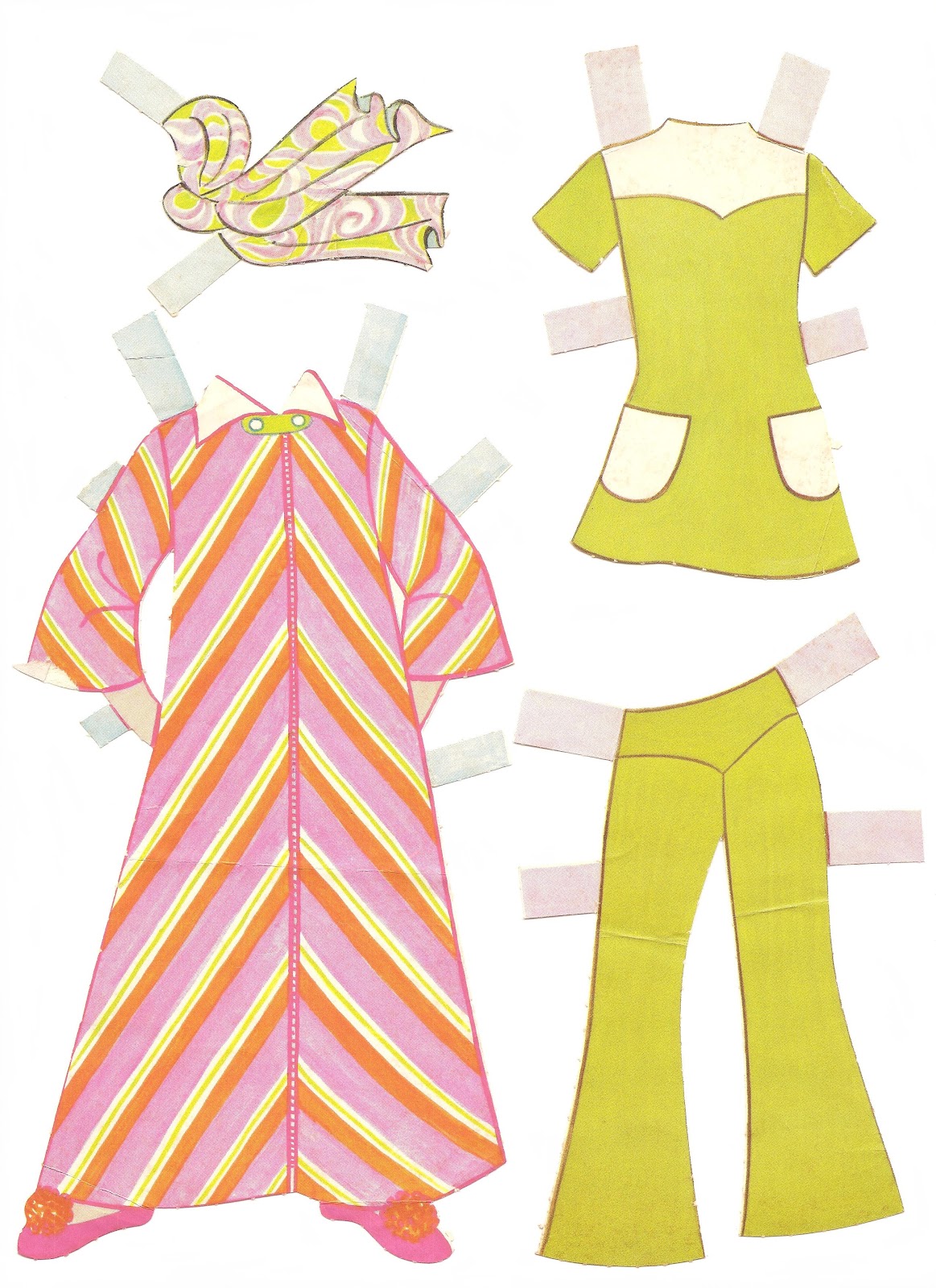 Free printable vintage paper dolls picture