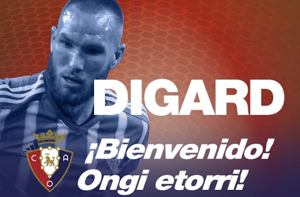 Oficial: El Osasuna firma cedido a Digard