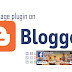 Add page plugin on blogger