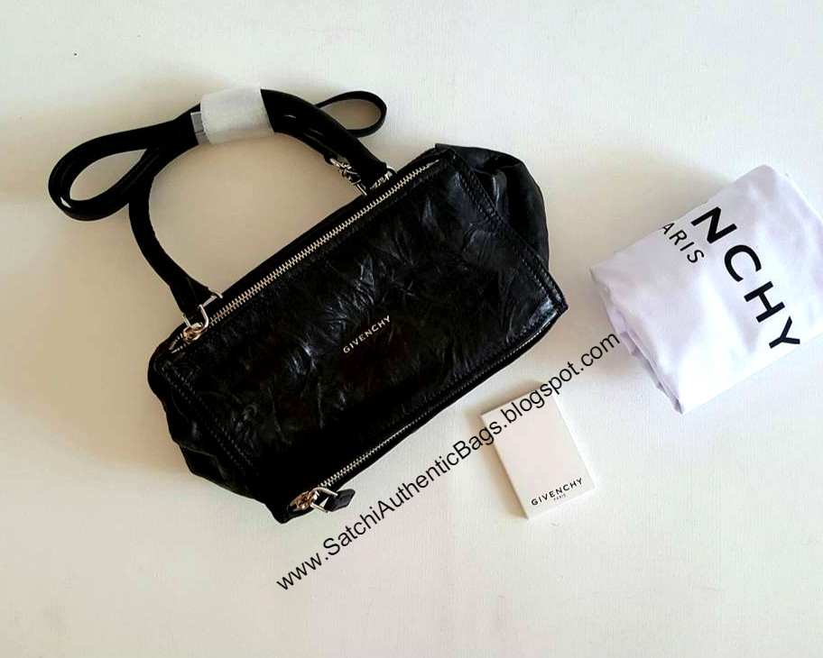 Satchi: Brand New Givenchy Pandora Small Black Pepe Leather