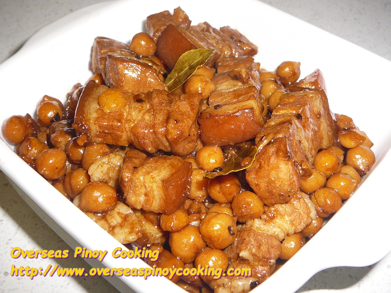 Pork Adobo with Garbanzos