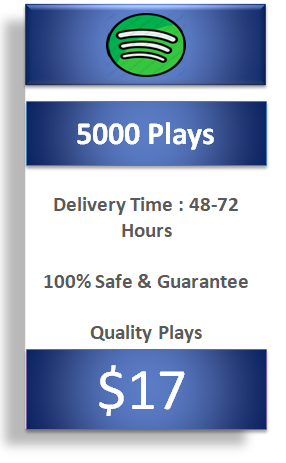 5000 Spotify plays