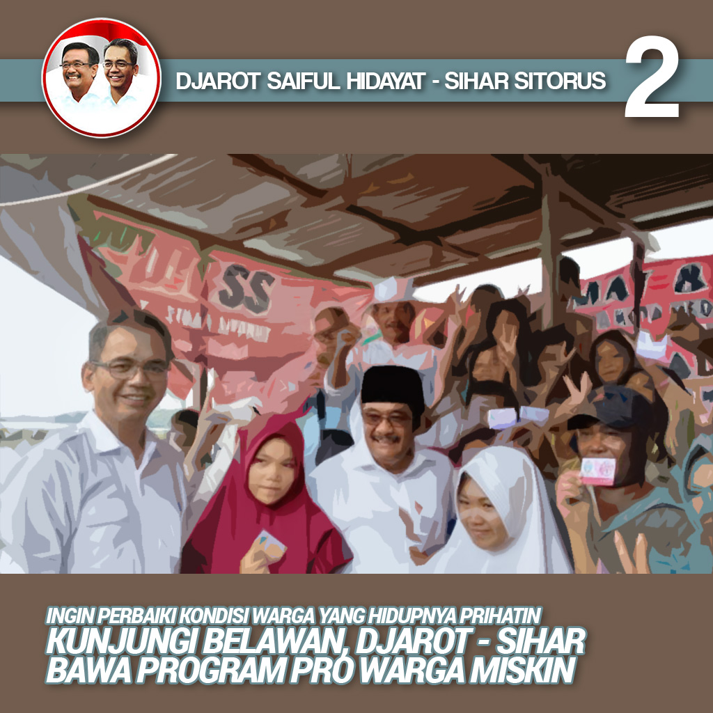Berkunjung ke Belawan, Djarot-Sihar Paparkan Program Pro Warga Miskin