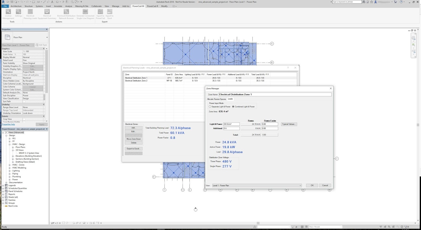 Revit AddOns PowerCadM Version 1.5