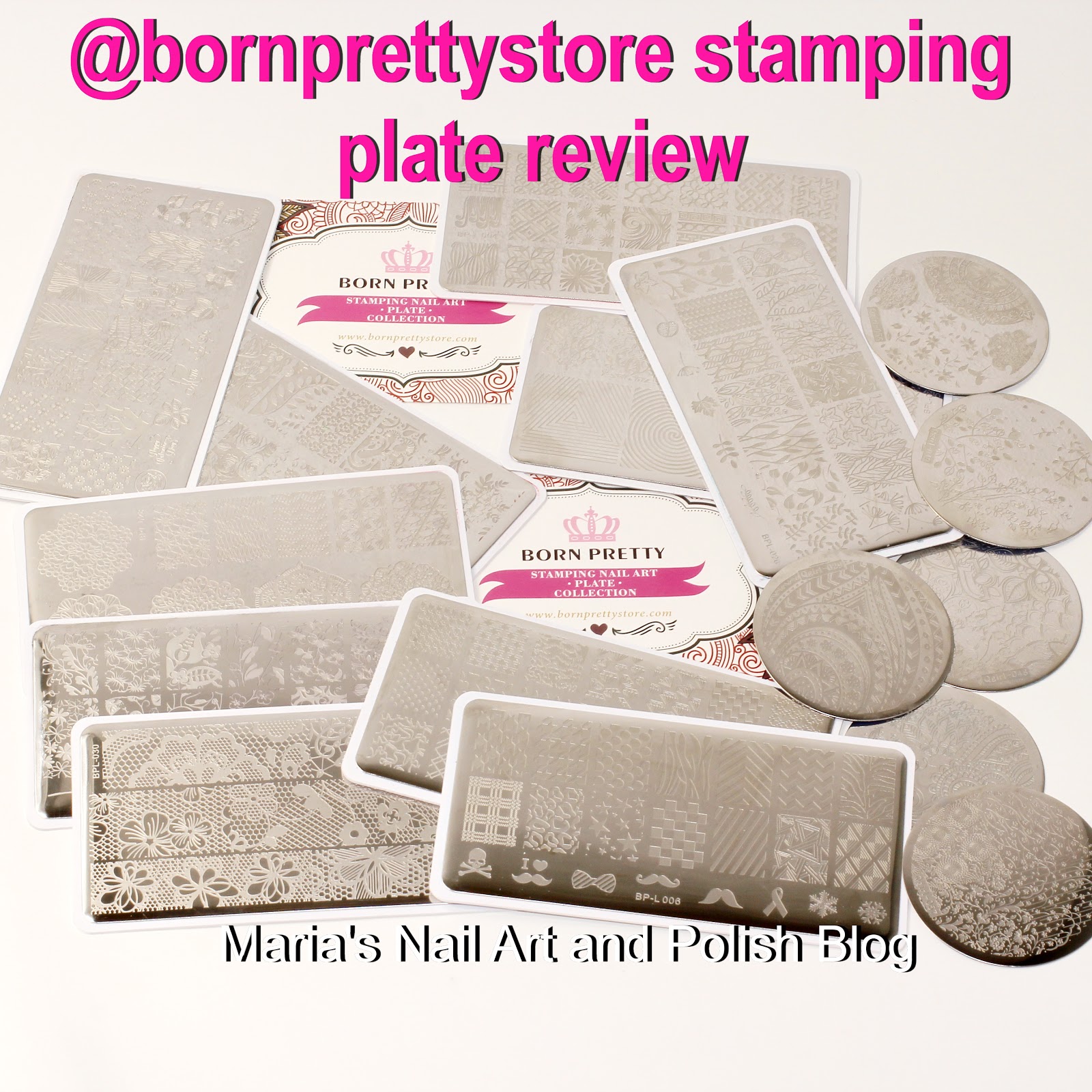 Marias Nail Art and Polish Blog: Born Pretty Store stamping plate review