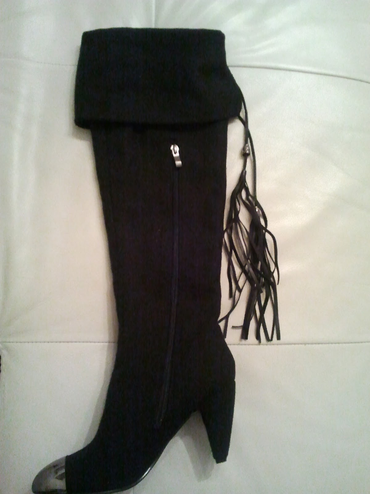 bottes tissu stretch