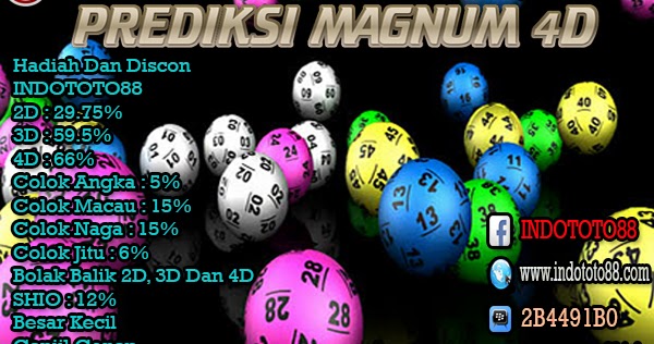 4D Hari Ini Lotto INDOTOTO88 Prediksi Togel MAGNUM 4D