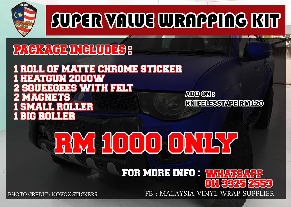 Supplier Wrap Kereta