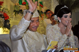 Foto Pernikahan Anang Hermansyah dan Ashanty