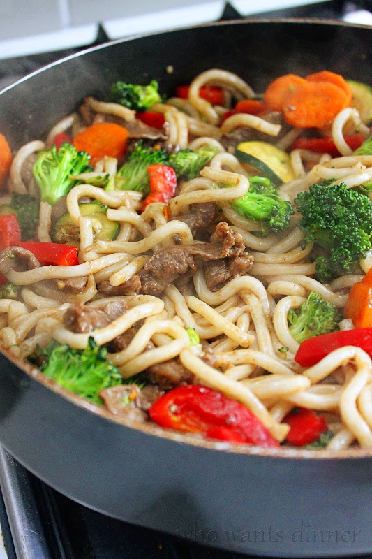 Who Wants Dinner?: Beef Noodle Stir Fry