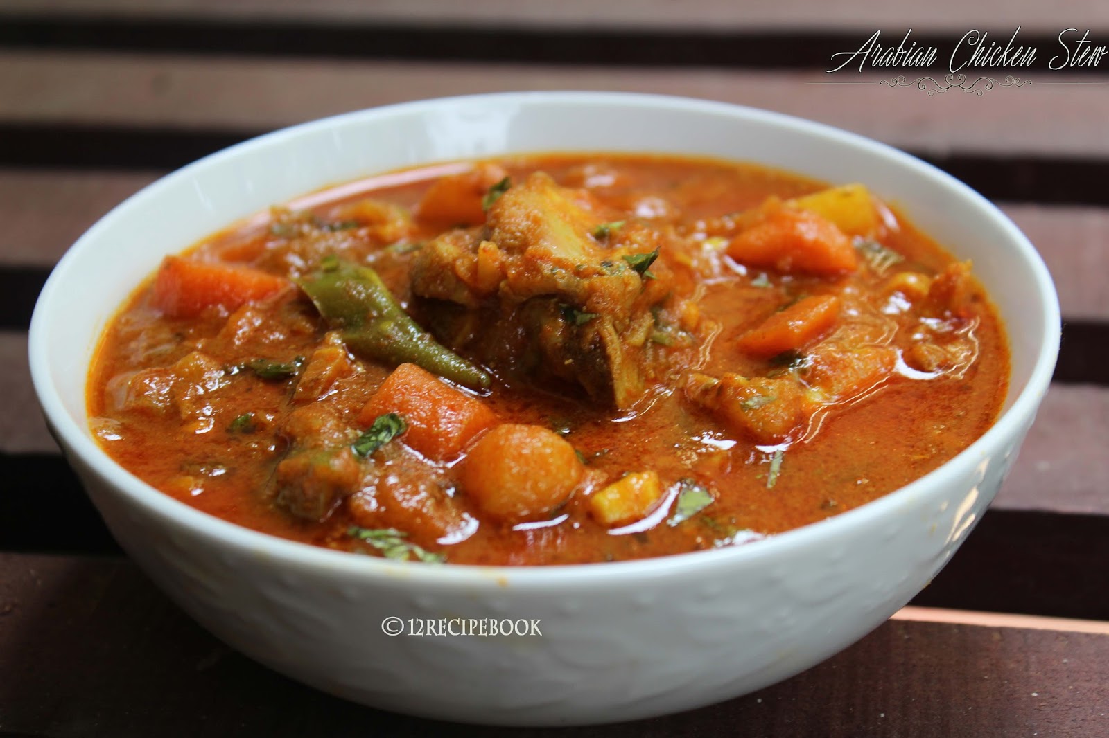Arabian Chicken Stew Recipe Book