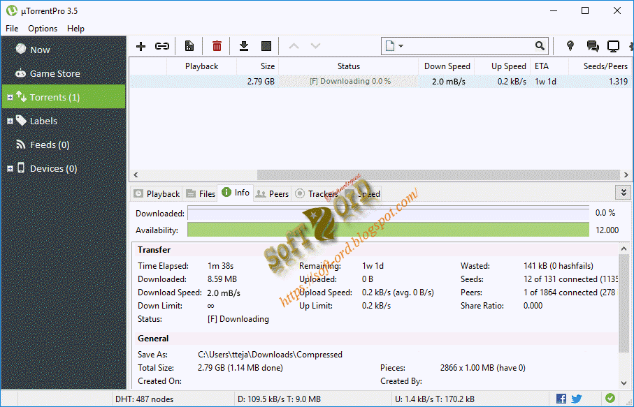 utorrent pro 3.5.5 build 44954 + crack