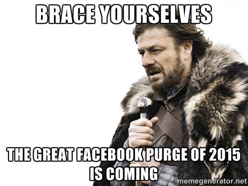 weird facebook status post