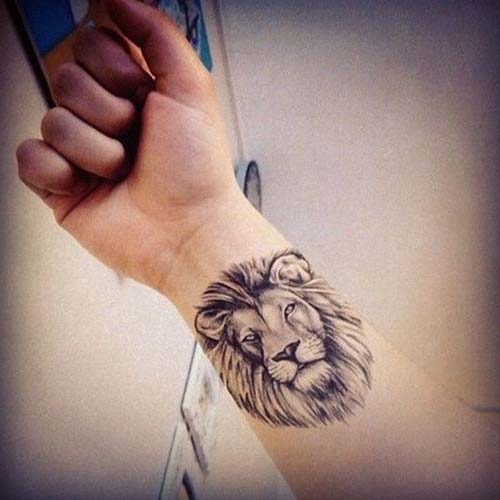 wrist lion tattoo bilek aslan dövmesi wrist lion tattoo bilek aslan dövmesi