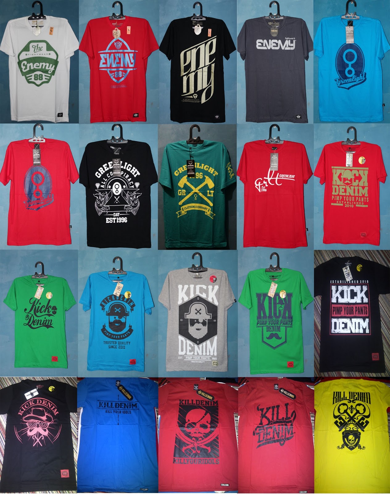 Rumah Kaos Distro Branded Murah Produk