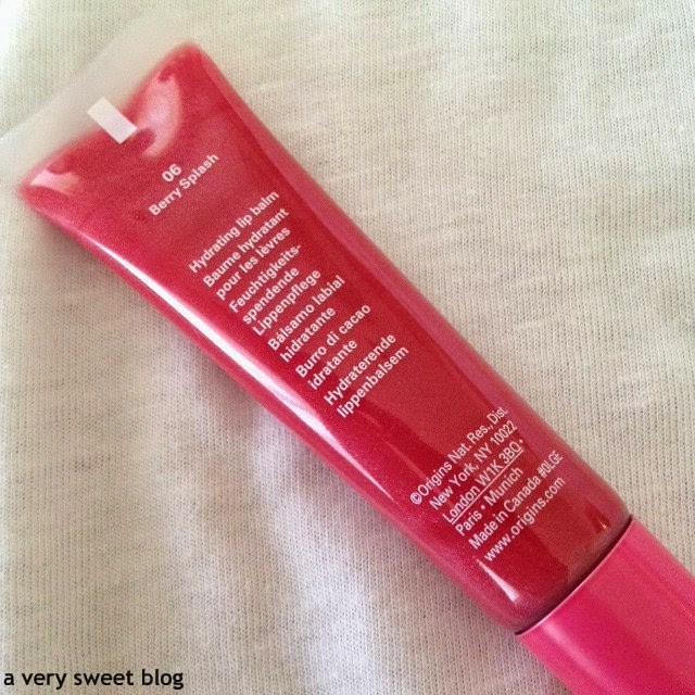 Origins Drink Up Hydrating Berry Splash Lip Balm + Estee Lauder
