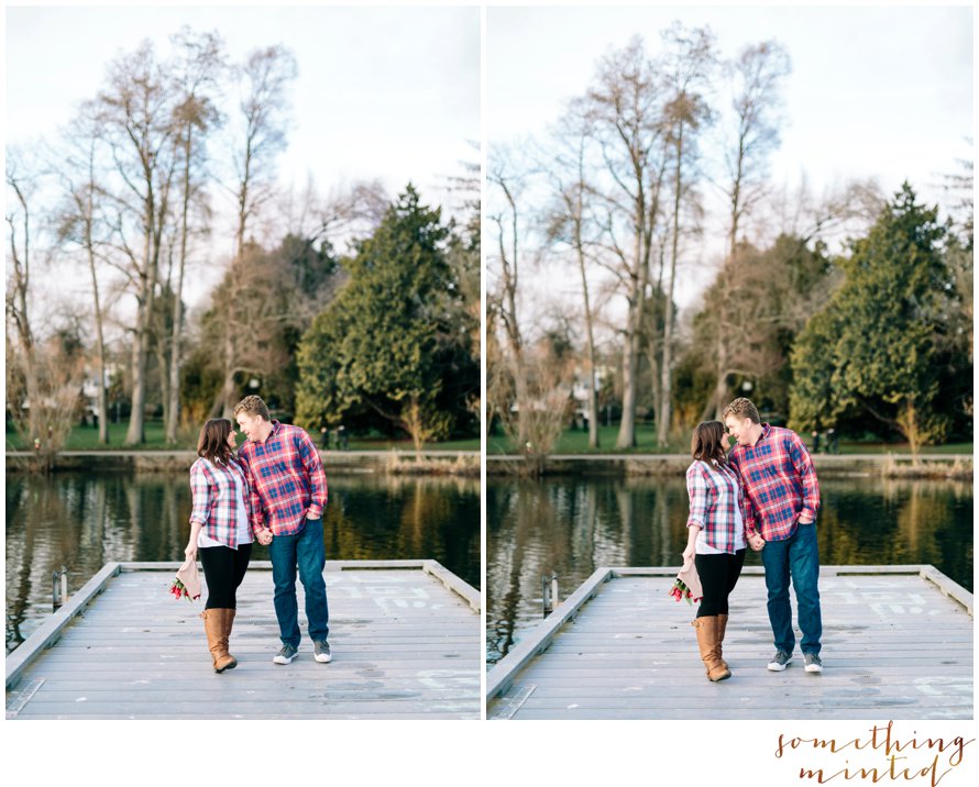 Green Lake Engagement Session by Something Minted Photography