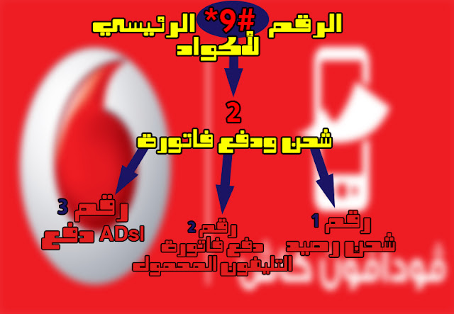 كود شحن ودفع فاتورة لفودافون كاش كود شحن ودفع فاتورة لفودافون كاش