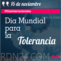 Día Mundial para la Tolerancia #DíasInternacionales