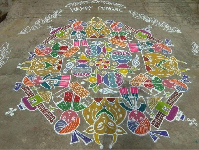 Sankranthi Muggulu with Dots Sankranthi Muggulu with Dots