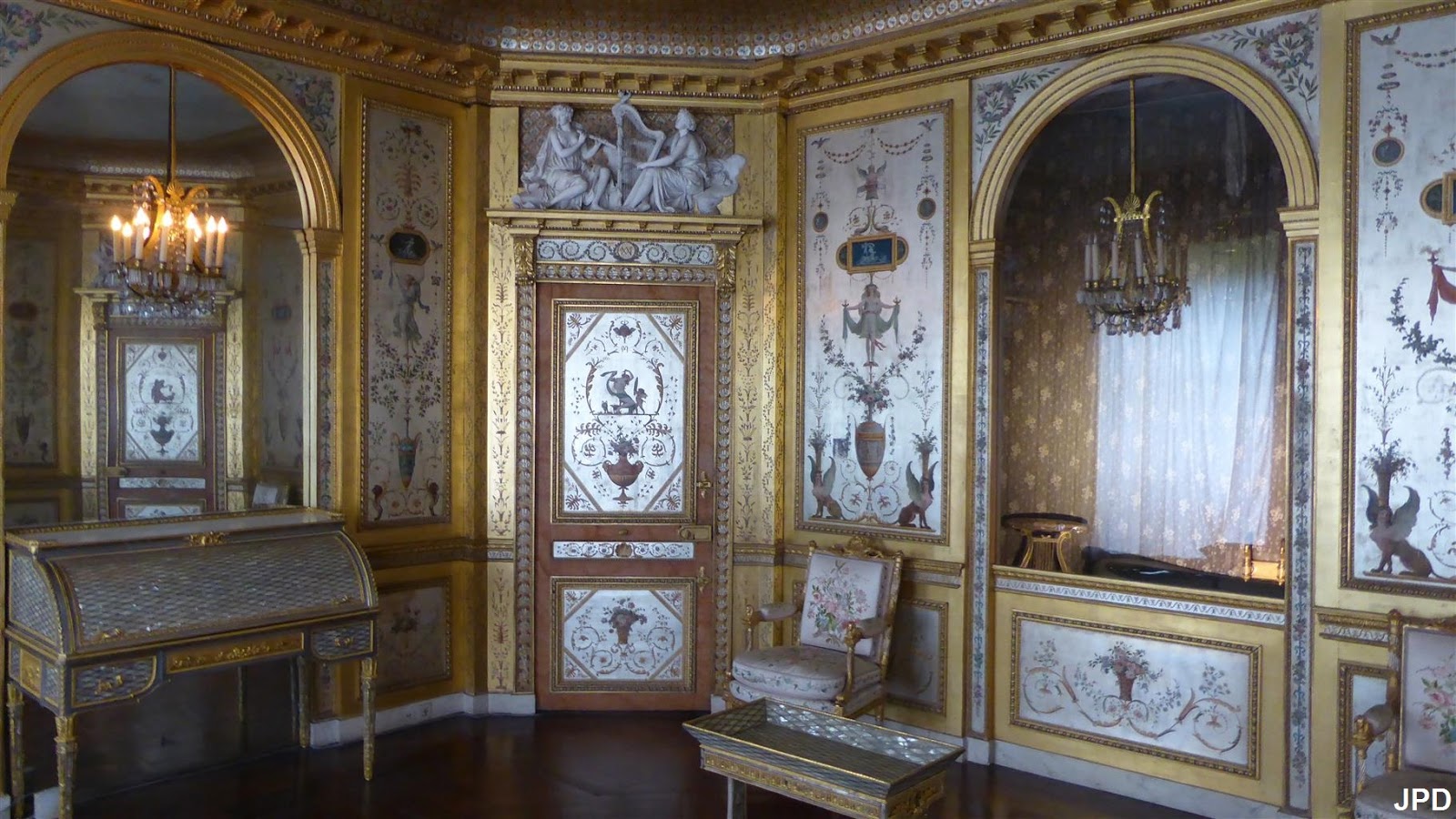 Paris bise art : château de fontainebleau (8) vers la chambre de ...