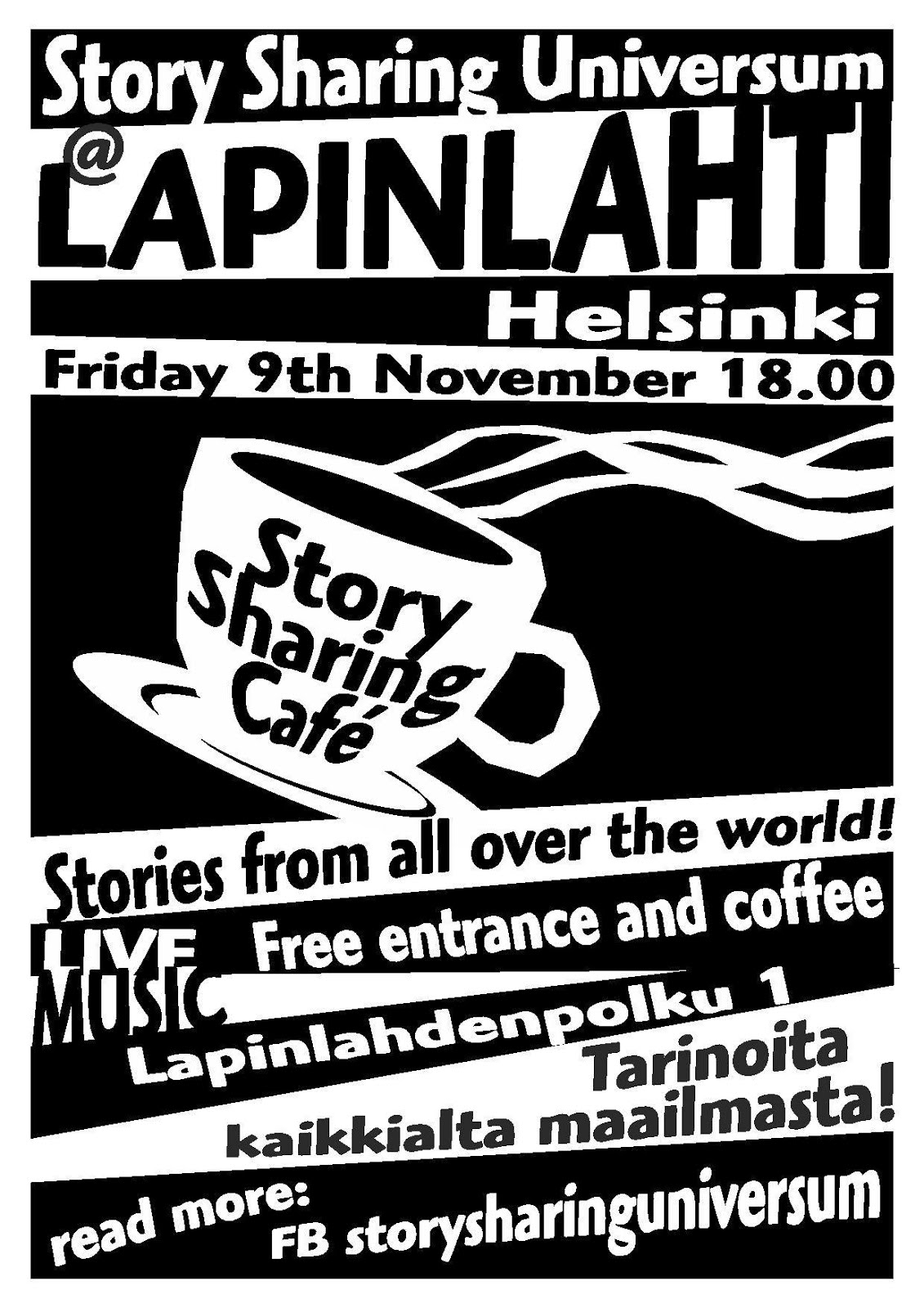 Story Sharing Café at Lapinlahti