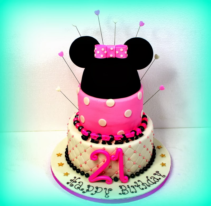 The Sensational Cakes 21ST BIRTHDAY WITH MINNIE THEME
