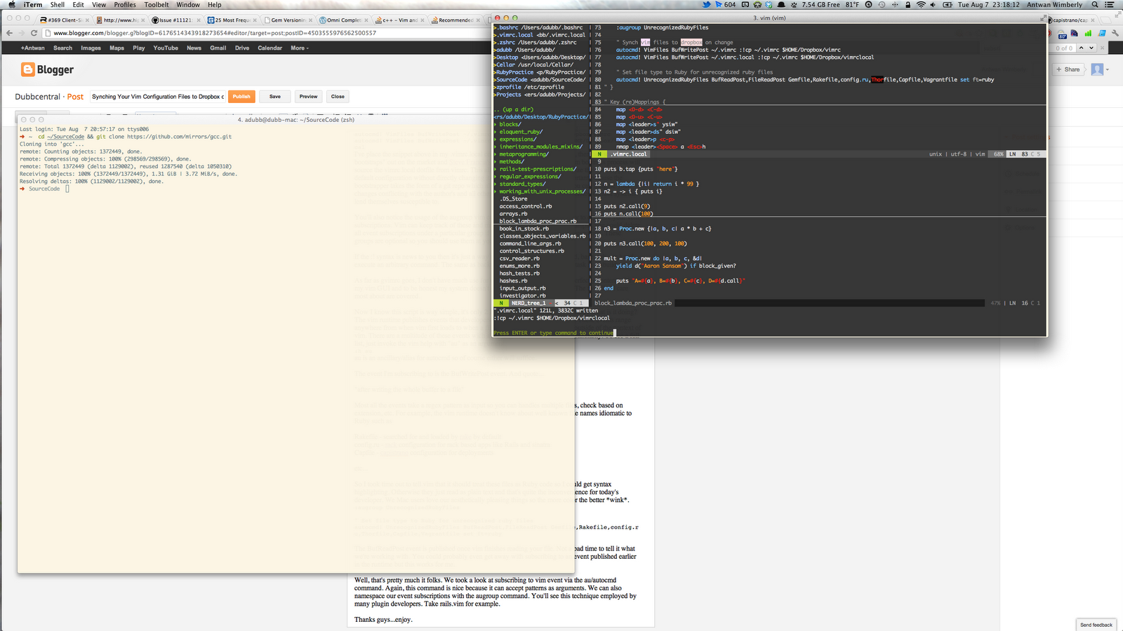 mac vim config file mac vim config file