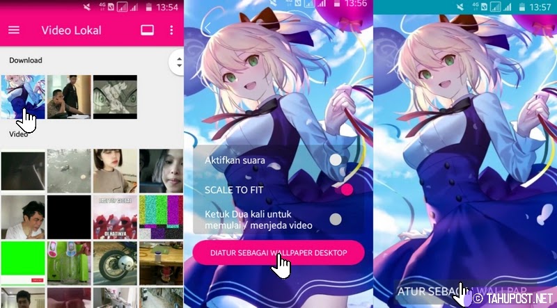 Terapkan Video Menjadi Wallpaper Android - Cara Mengubah Video Jadi Live Wallpaper di Android