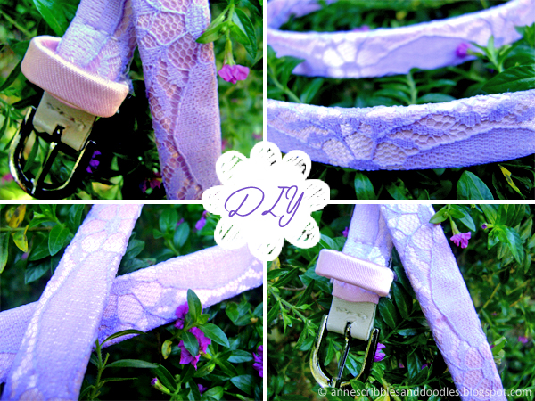 DIY Lace Belt: Playing With Pastels