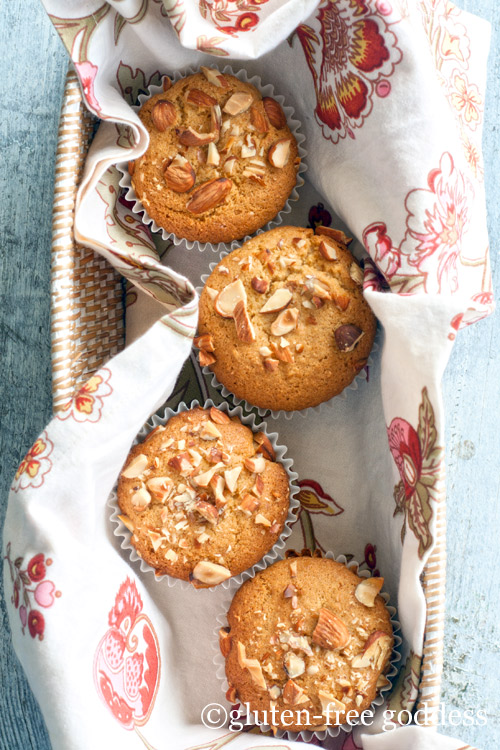 GlutenFree Orange Almond Muffins