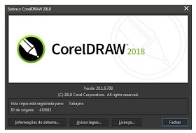 CorelDRAW Graphics Suite 2018 - Versão do Corel