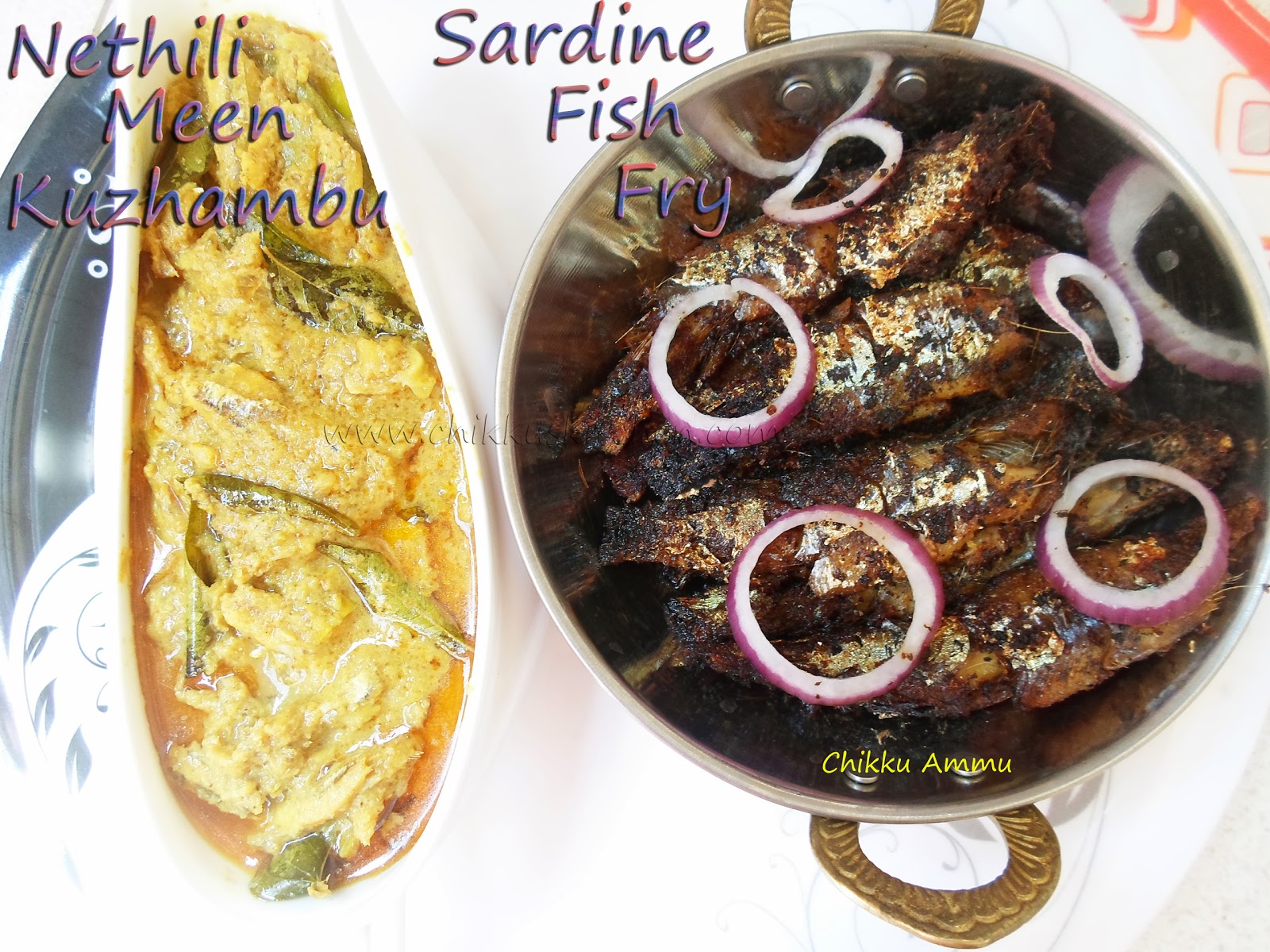 Chikkus Kitchen Sardine Fish Fry Recipe / White sardine(oil sardine