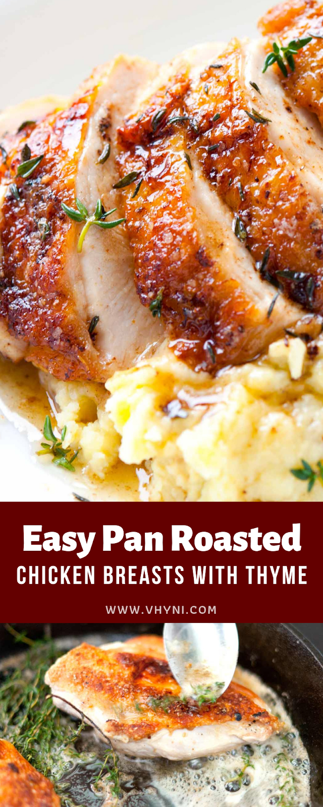 Easy Pan Roasted Chicken Breasts with Thyme | Jessie's Food ... - 