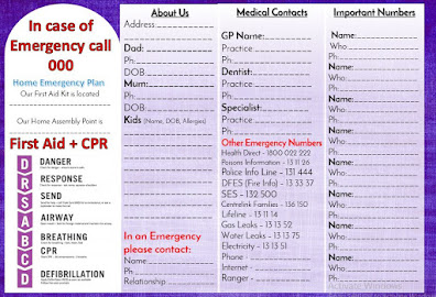 Emergency Contacts Printable