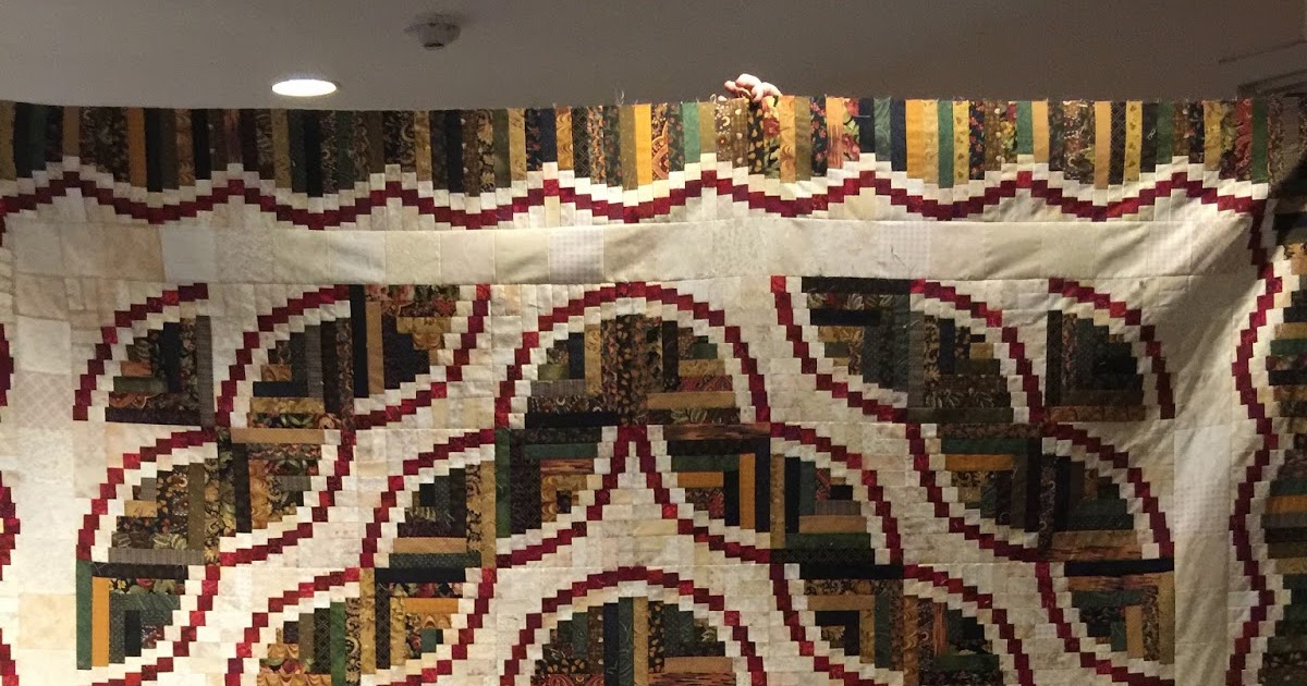 PugMom Quilts! Kim P.'s Spectacular Snake River Log Cabin