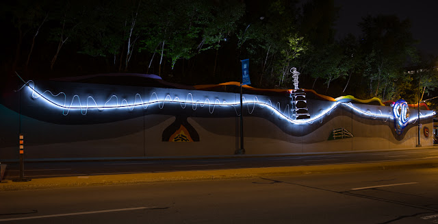 Francis Montillaud, art public, sculpture relief, mural, Montréal