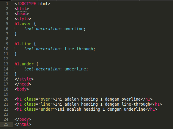 For Your Information: CSS : Format Teks Dengan CSS image.