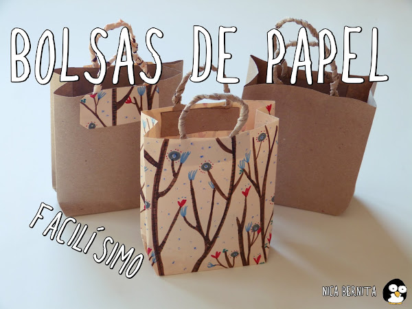 🛍 4 Bolsas de regalo de papel fáciles de hacer 