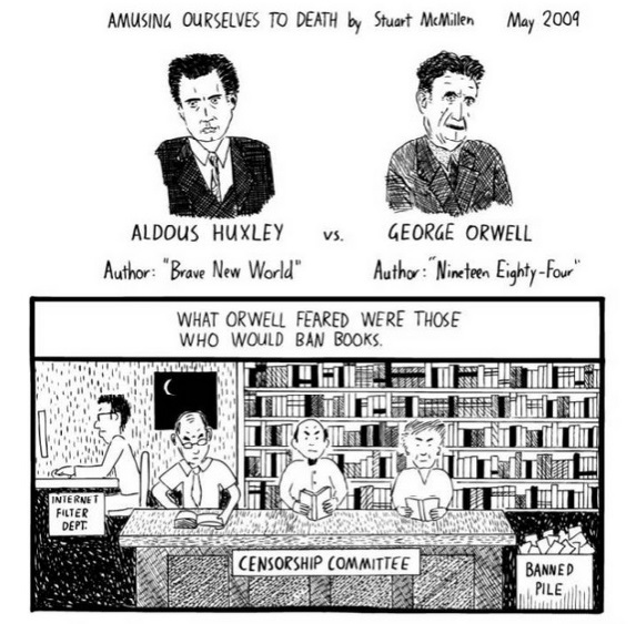 Alexander Strauffon Amusing ourselves to Death Huxley vs. Orwell