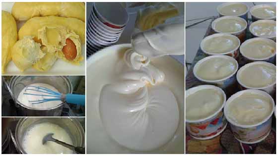 Resep Membuat Es Krim Durian Homemade.Lembut dan Menyegarkan by Lina Ananda Resep Membuat Es Krim Durian Homemade.Lembut dan Menyegarkan by Lina Ananda