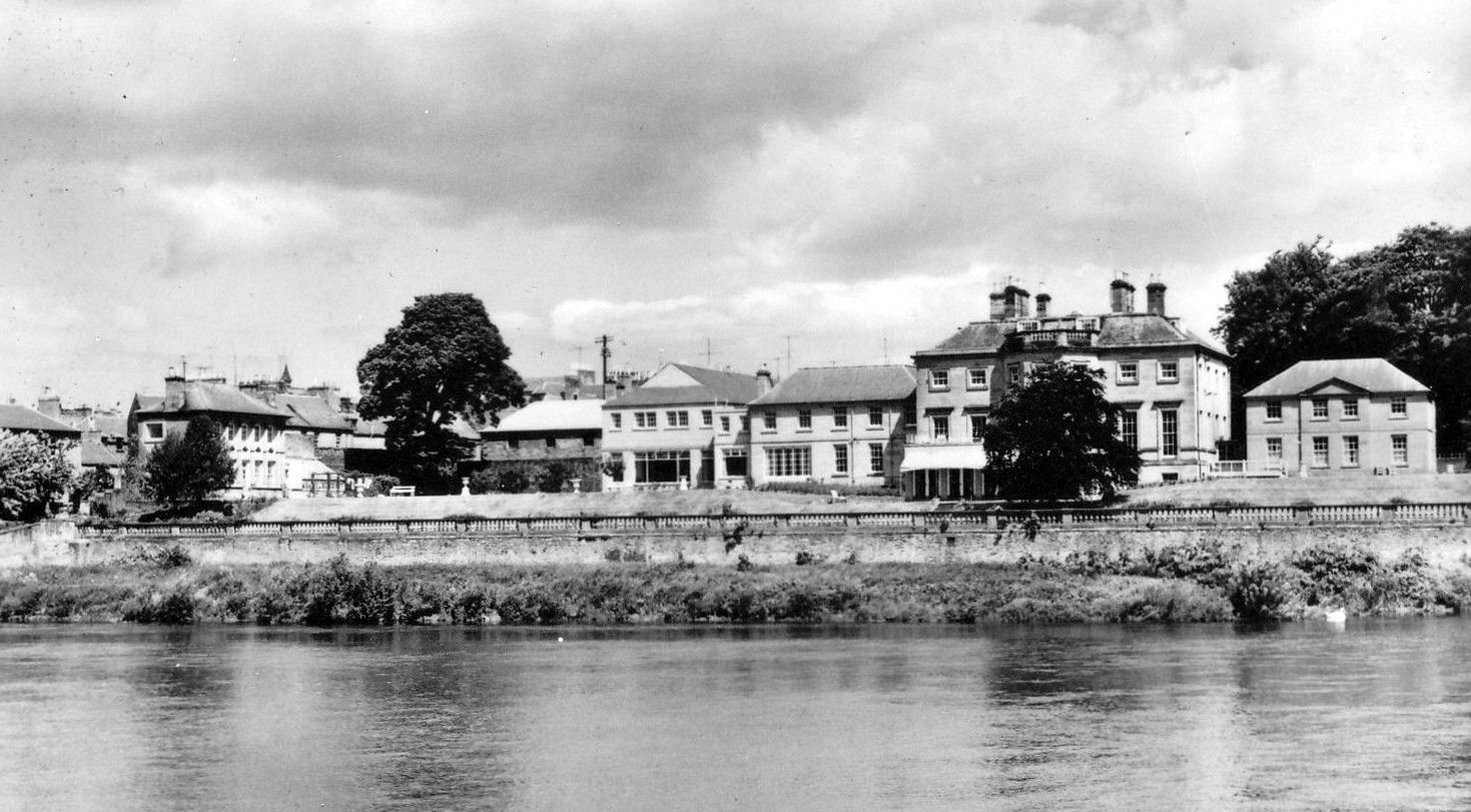 Tour Scotland Old Photograph Ednam House Kelso Scotland