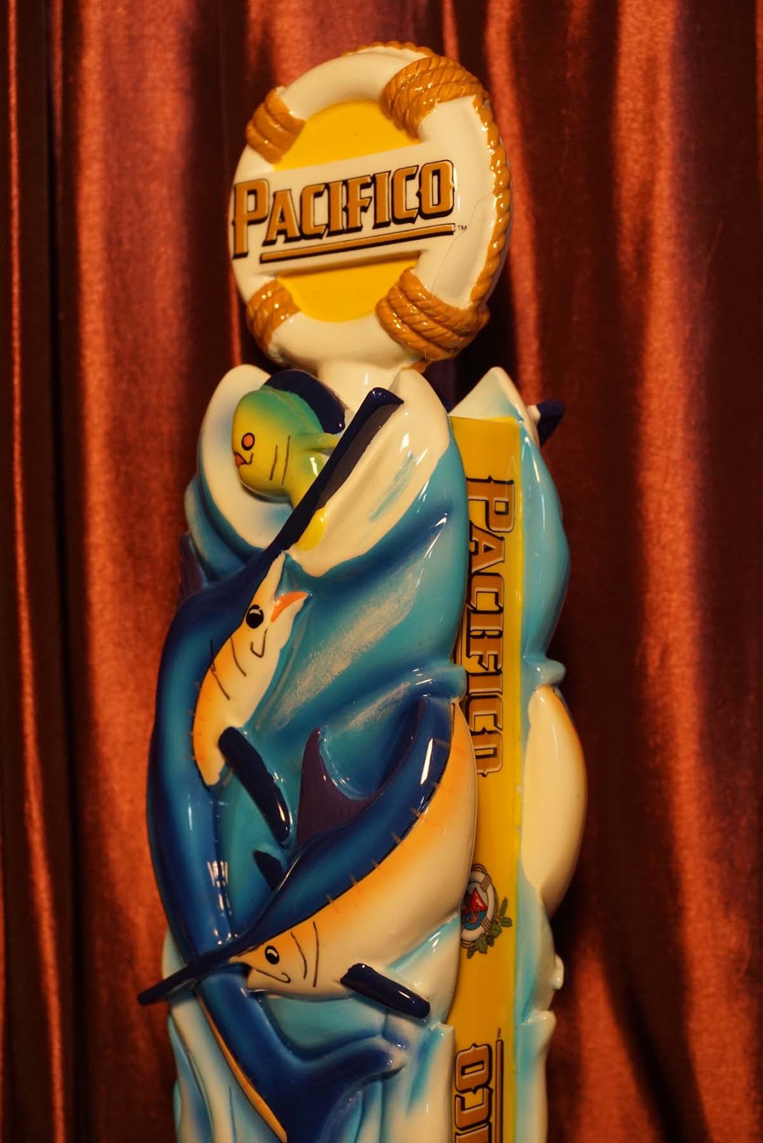Tap Handle 685 Cerveza Pacifico Clara Guy Harvey