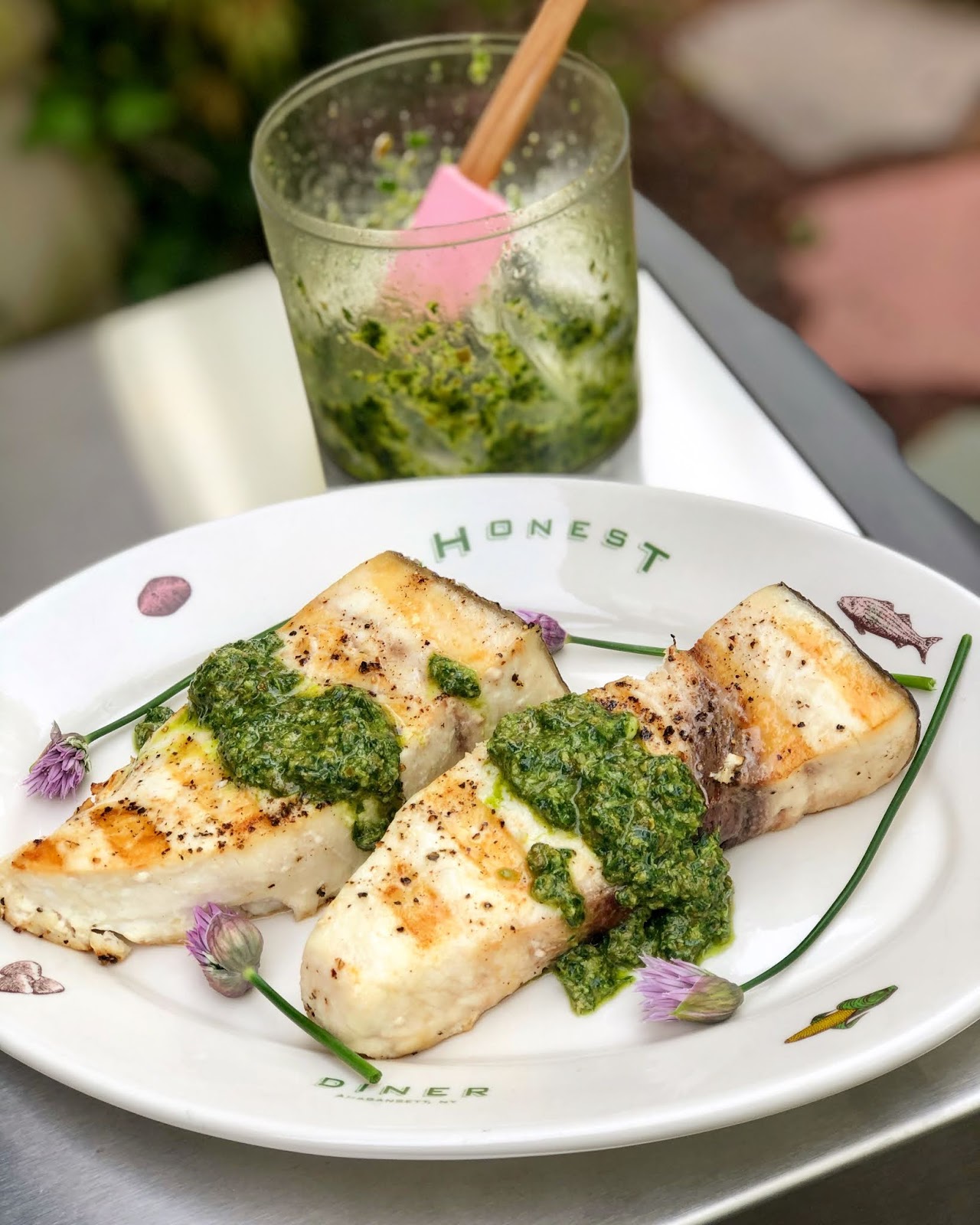 Swordfish w/ Salsa Verde
