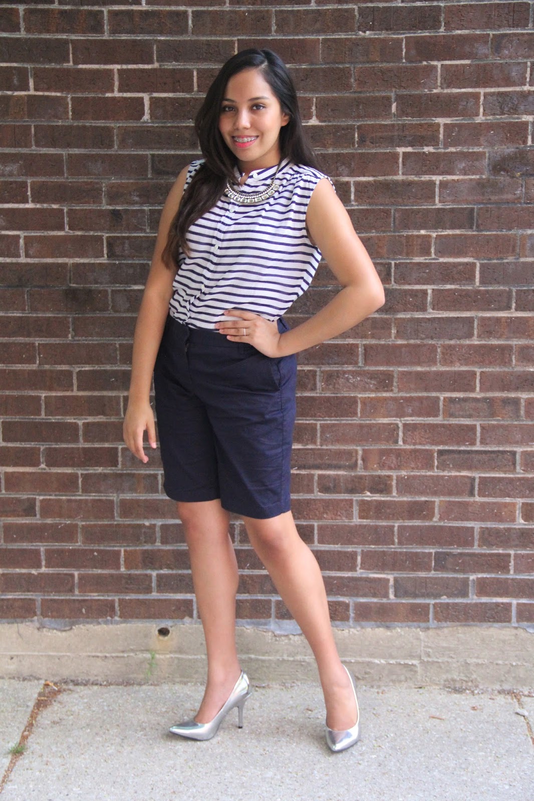 Lovely Addictions What to Wear to Work Bermuda Shorts